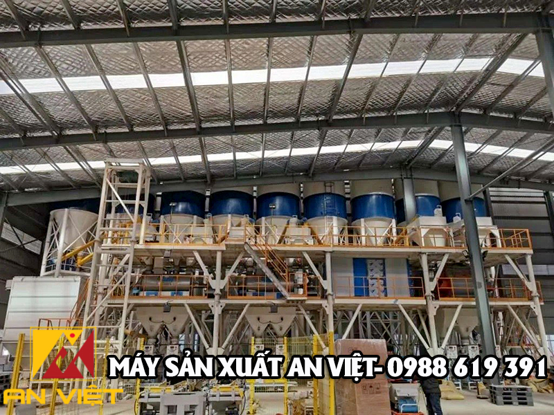 Dây chuyền sản xuất keo dán gạch An Việt 1 - 30 tấn/giờ
